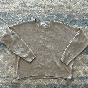 Thread & Supply Crewneck Sweater Brown Sugar Size S